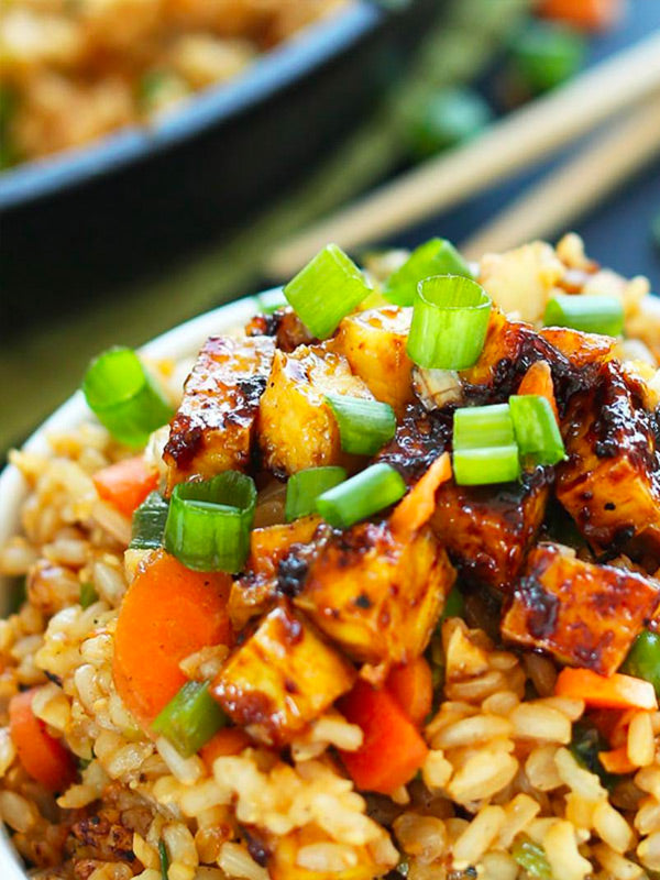 Vegetarian Skinny Latina Rice Bowl with Tofu
    
    
    
      &ndash; Ana Quincoces - Skinny Latina